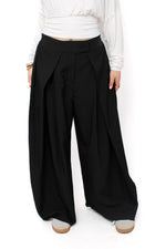 “PETITE'' MADISON TROUSER - BLACK