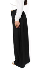 “PETITE'' MADISON TROUSER - BLACK
