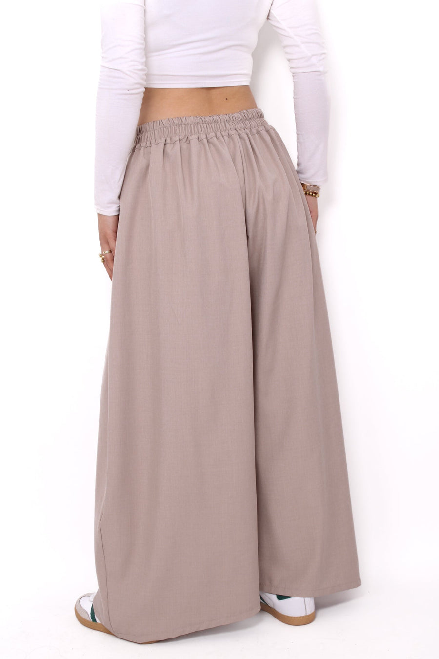 “PETITE'' MADISON TROUSER - TAUPE