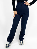 '' PETITE '' 'ISABELLA PANTS - NAVY