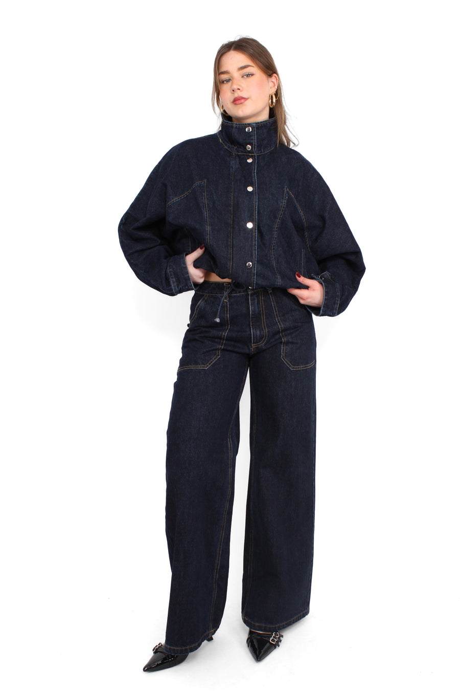 DENIM JACKET - DARK INDIGO DENIM