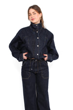 DENIM JACKET - DARK INDIGO DENIM