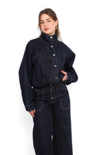 DENIM JACKET - DARK INDIGO DENIM
