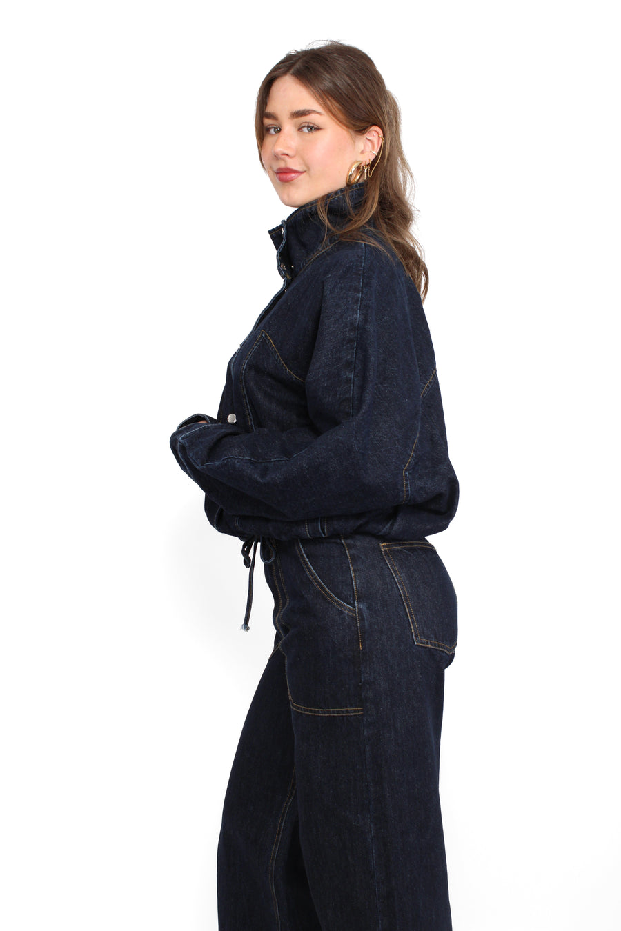 DENIM JACKET - DARK INDIGO DENIM