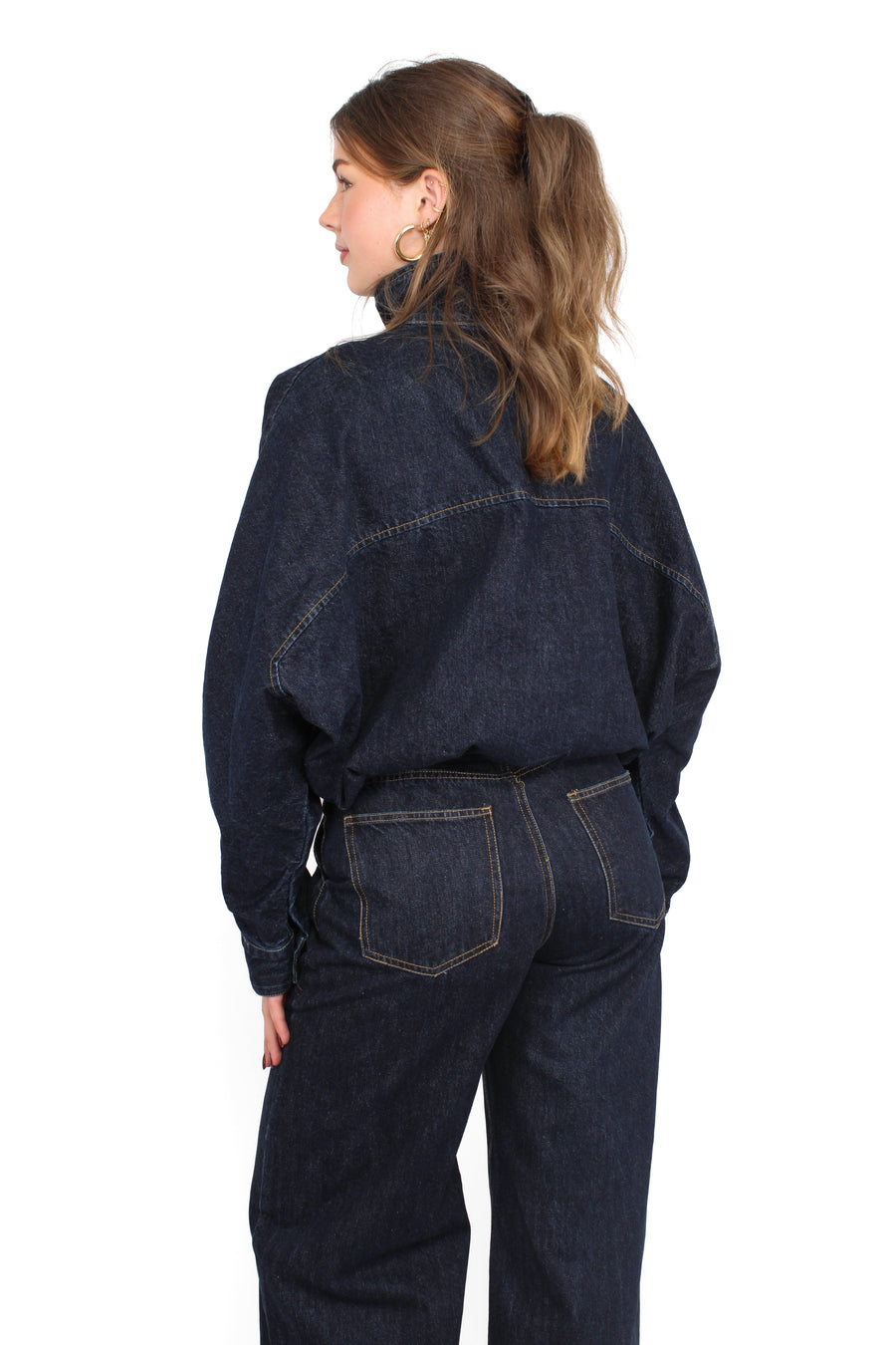 DENIM JACKET - DARK INDIGO DENIM