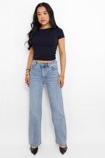 STRAIGHT LEG JEANS 286-5 - DENIM