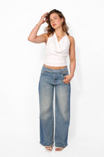 WIDE LEG JEANS 10019