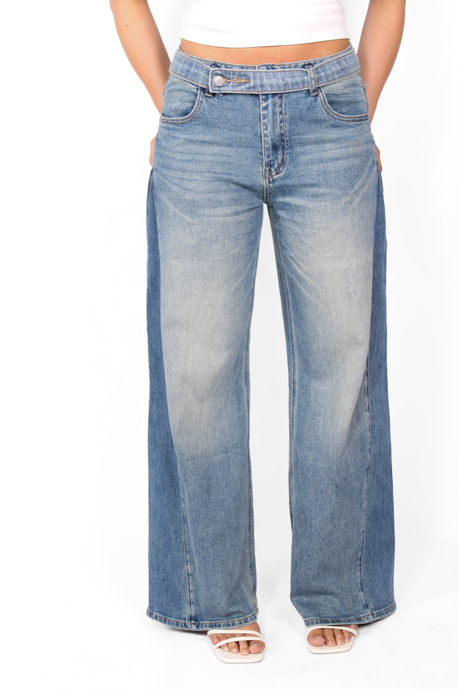 WIDE LEG JEANS 10019
