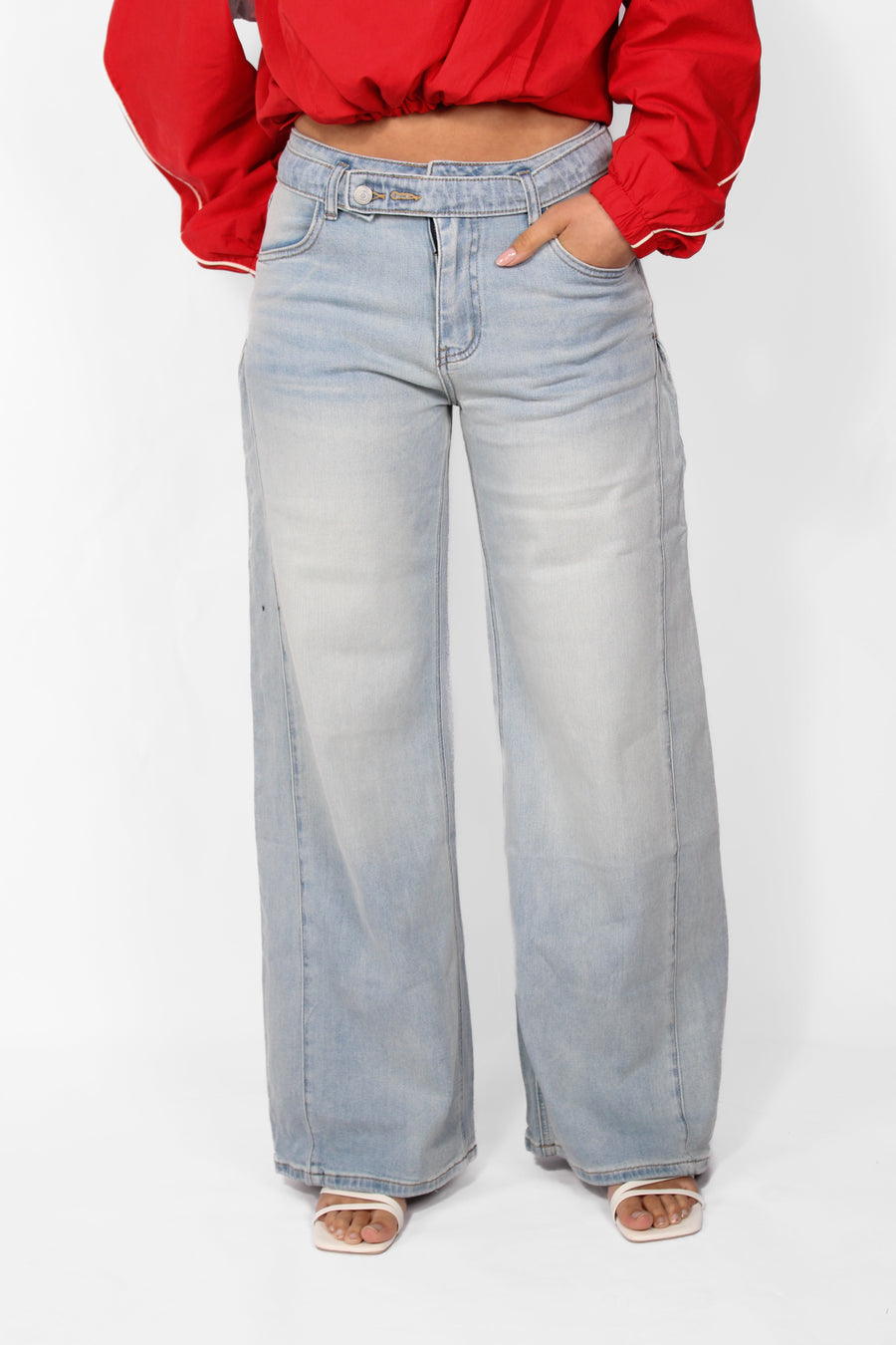 WIDE LEG JEANS 10019
