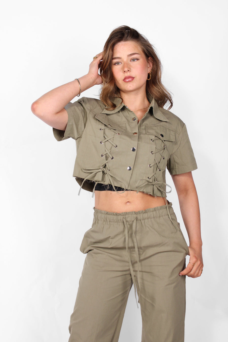 TIED UP BLOUSE