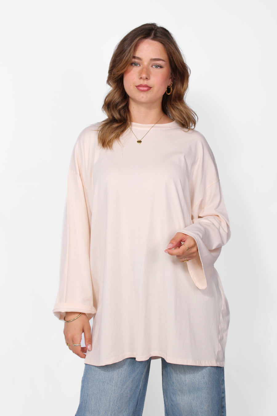 OVERSIZED COTTON LONG SLEEVE