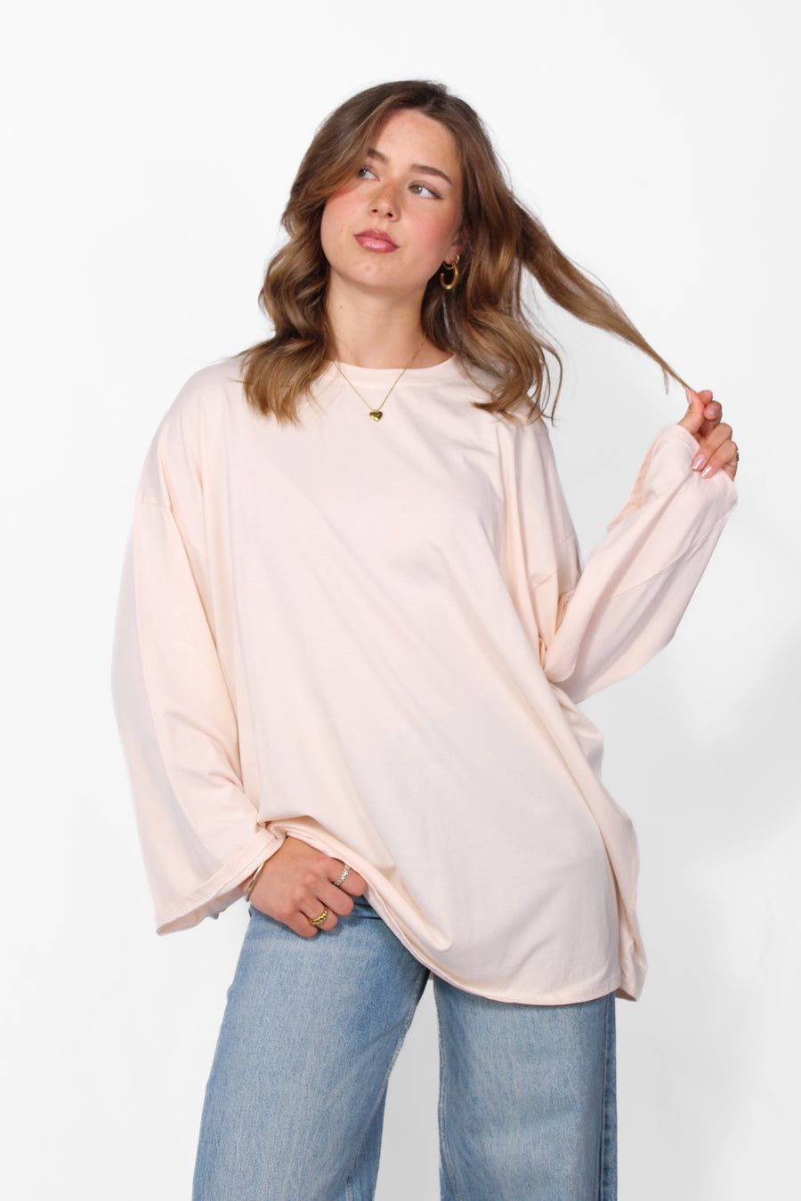 OVERSIZED COTTON LONG SLEEVE