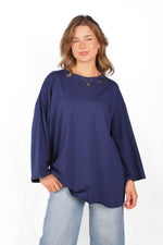 OVERSIZED COTTON LONG SLEEVE