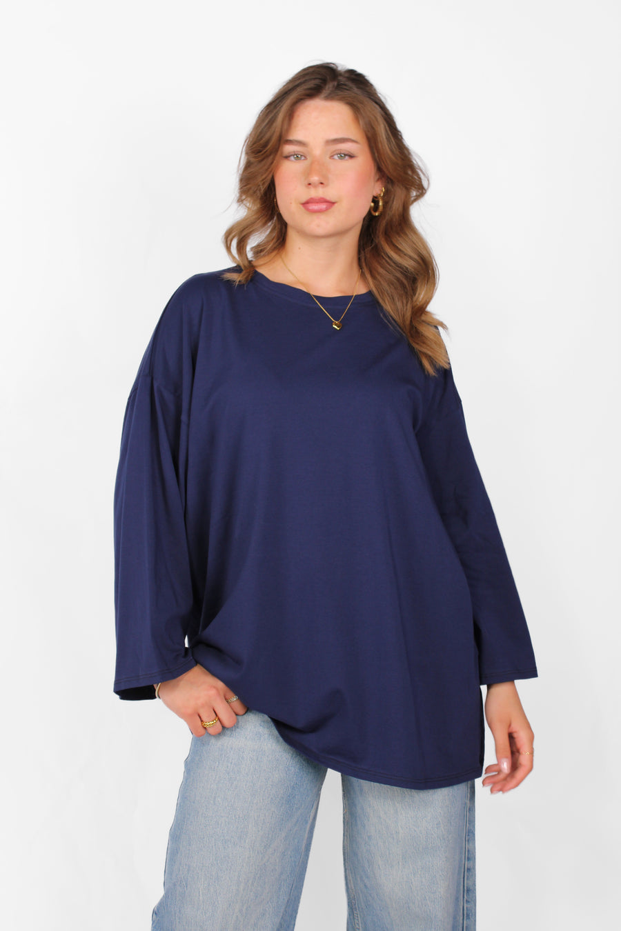 OVERSIZED COTTON LONG SLEEVE
