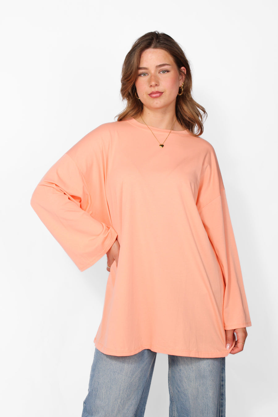 OVERSIZED COTTON LONG SLEEVE