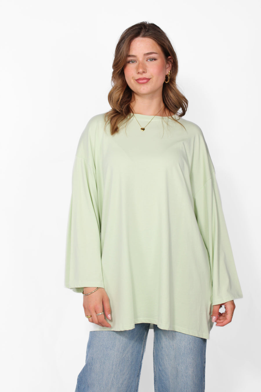 OVERSIZED COTTON LONG SLEEVE