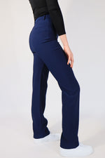 ''TALL'' STRETCH PANTS - NAVY
