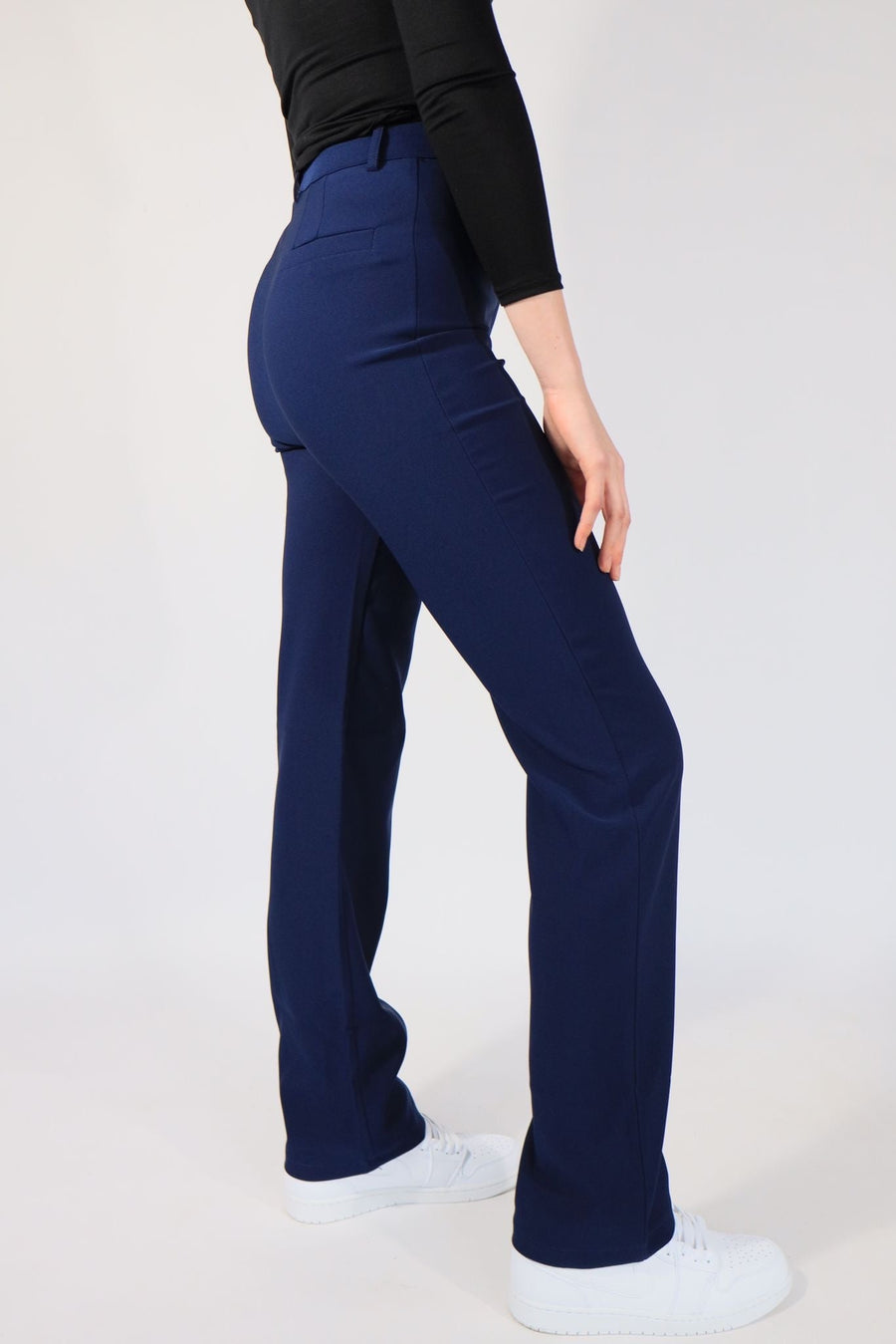 ''TALL'' STRETCH PANTS - NAVY